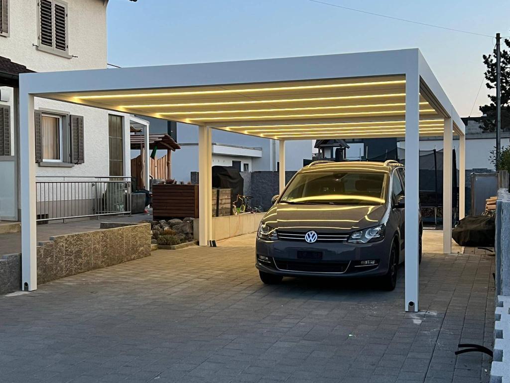 Carport mit Solar